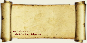 Jelena Rabrenović vizit kartica